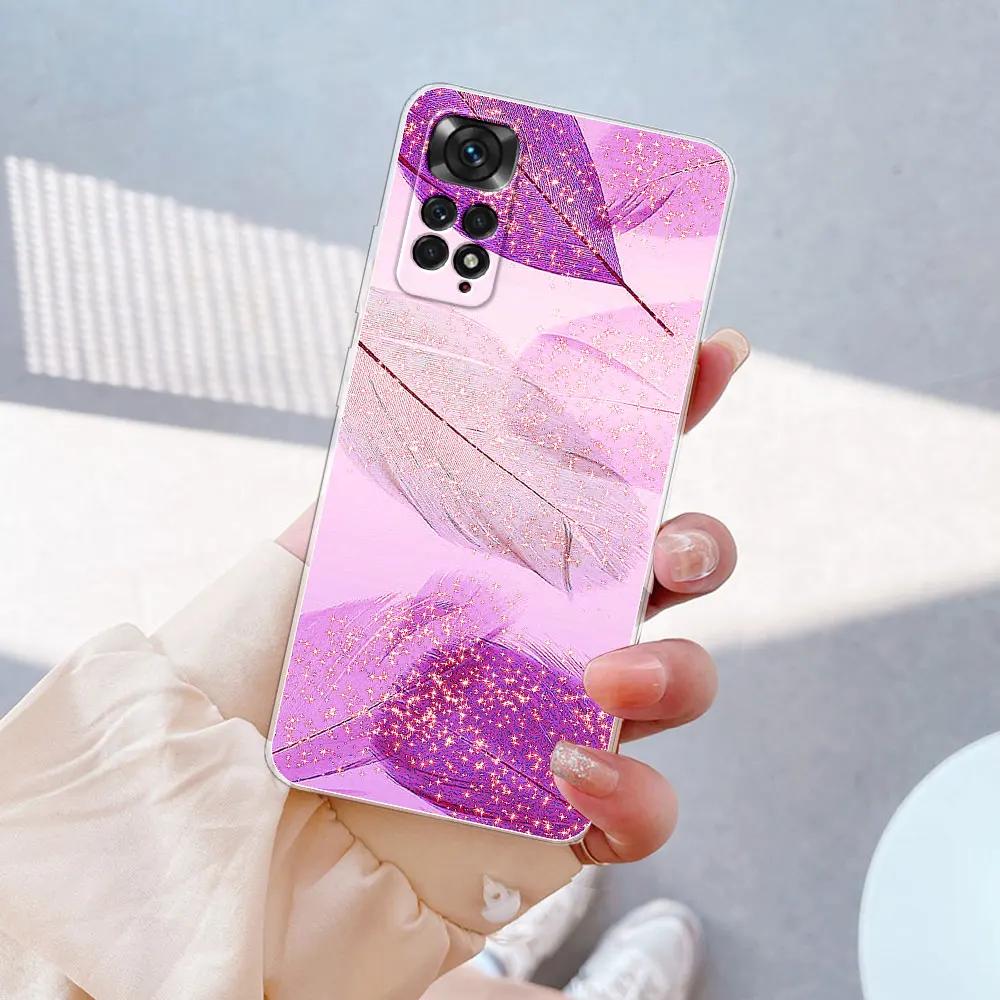 For Redmi Note 11 Case Soft Silicone TPU Phone Cover For Xiaomi Redmi Note 11S Cases Coque Redmi Note 11 Pro 4G 5G Bumper Fundas