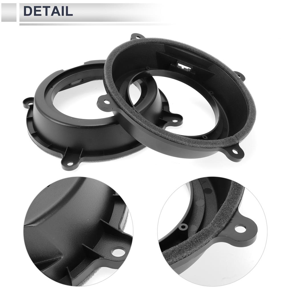 RATCHROLL Speaker Spacer Rings for Mazda Tweeter Speaker Spacer Waterproof Speaker Subwoofer Mount Spacer Bracket ABS (2 Sets) - Adapter, Ring,