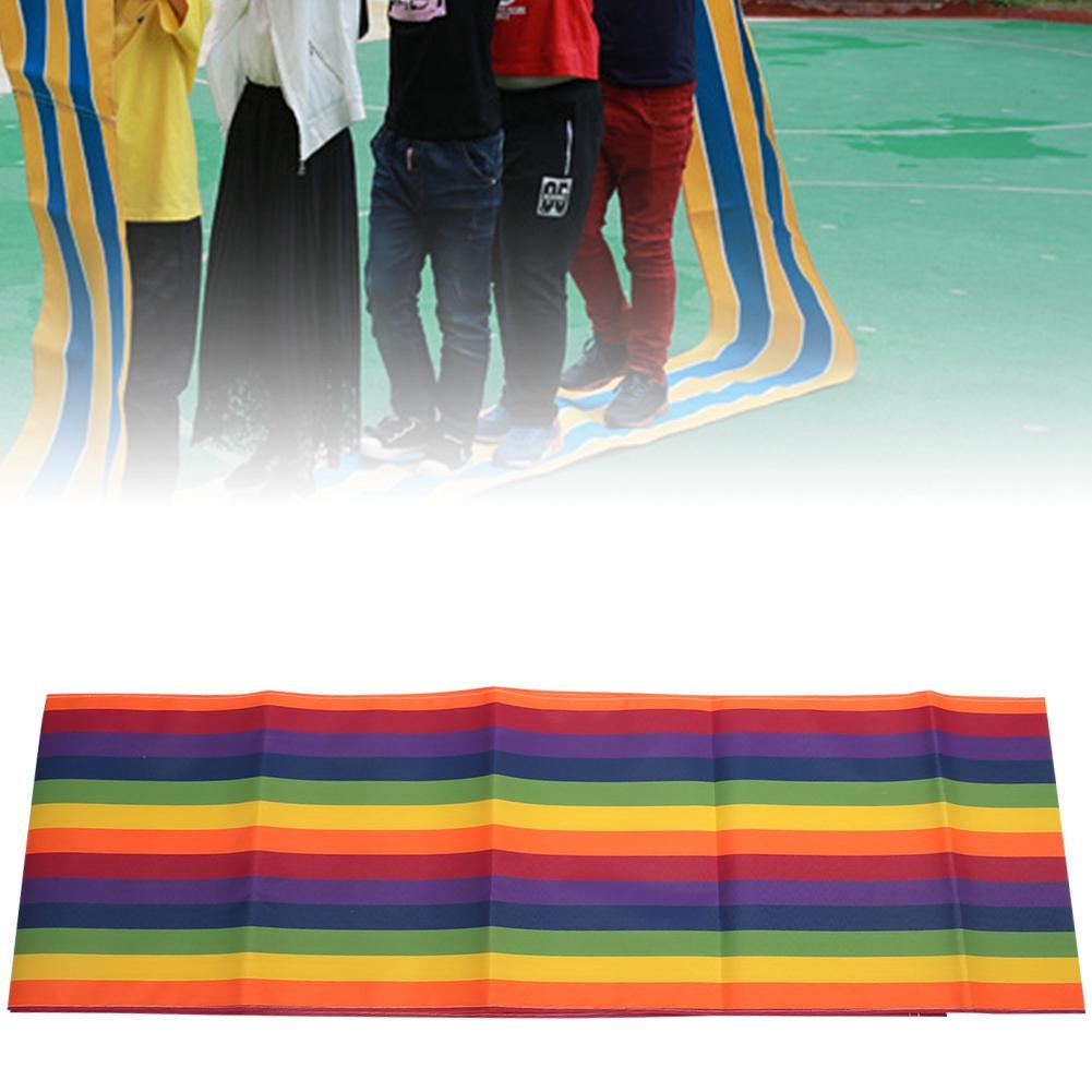Oxford Cloth work Games Group Activity Fun Playing Run Mat for Kids Adults(colorful 6m)