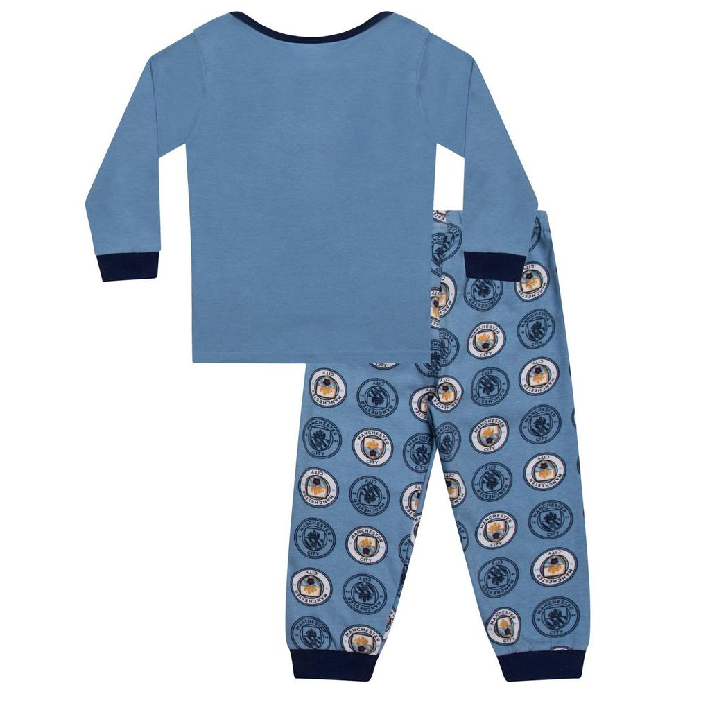 Manchester City FC Baby Boys Long Pyjama Set
