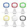 Luminous 3-in-1 Keychain Data Cable for Android & Type-C