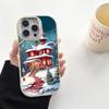 N103 Capodanno Buon Natale desig art Custodie Morbide per Telefono per Samsung S24 S23 Plus A15 A35 A54 Infinix Hot40i Bordo Placcato Protezione Fotocamera Cover Posteriore