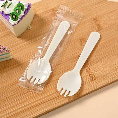 Individually Wrapped Disposable Plastic Spoons