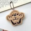Keychain Pendant Soft Fluffy Muscular Cockroach Charm Key Chain Multi-Functional Key Holder Stress Relief Decompression Toy Keys Bags Car Decoration