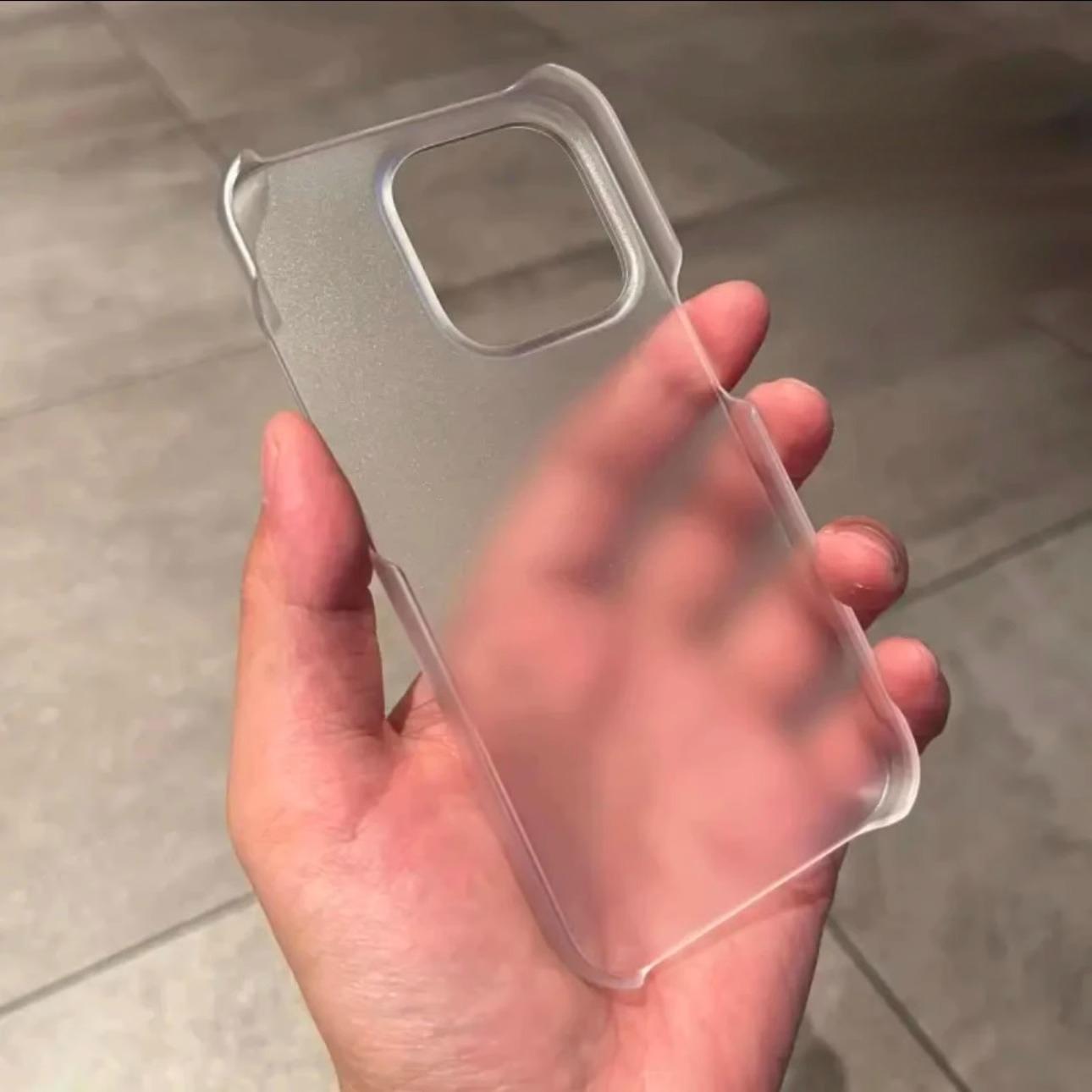 

Matte Ultra thin Transparent Heat Dissipation Case for iPhone 17 12 11 15 16 Pro Max 13 14 Plus 17pro 17 Air Borderless PC Cover iPhone Air