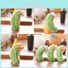 Adorable Small Yellow Cucumber Plush Doll With Short Fur For Bag Accessory And Gift