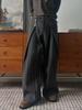 2026 Trend Striped Wool Pleated Casual Pants - Versatile, Simple, Lazy Style