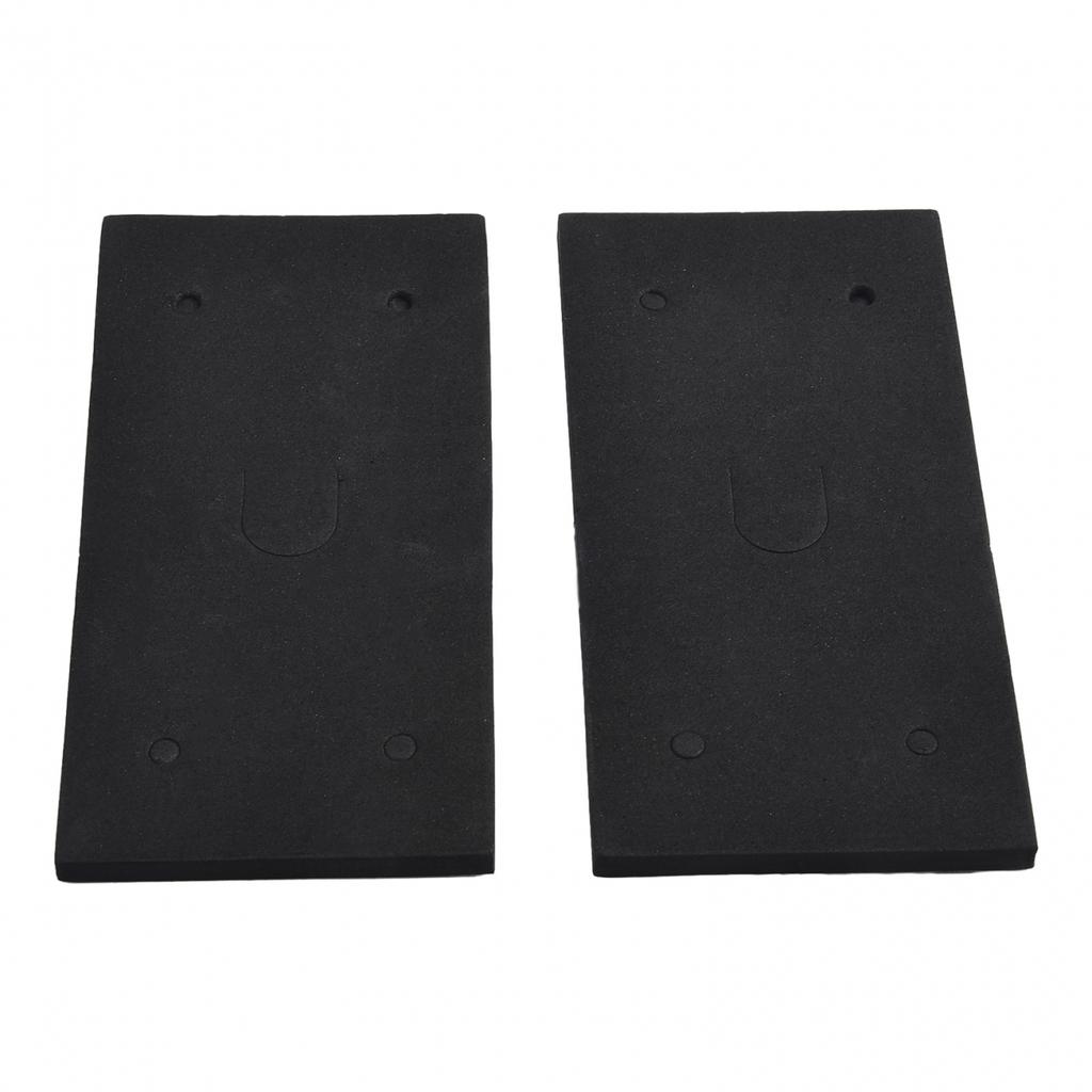 Sander Back Pads Foam 18.5x9.3x0.8cm Black Easy Installation