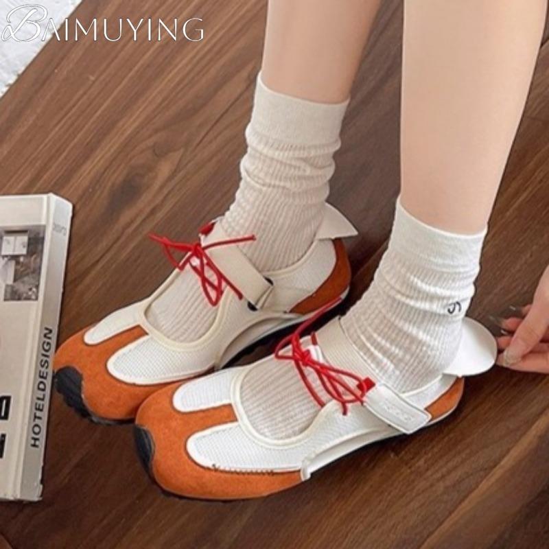 Square Toe Women Sneakers Flat Sandals Summer Sport Shoes Woman 2025 Brand Mesh Comfort Casual Shoes Breathable Mujer Sandalias