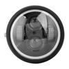 Retro Style Universal Motorcycle Bright LED Headlight Motorbike Round Front Lamp