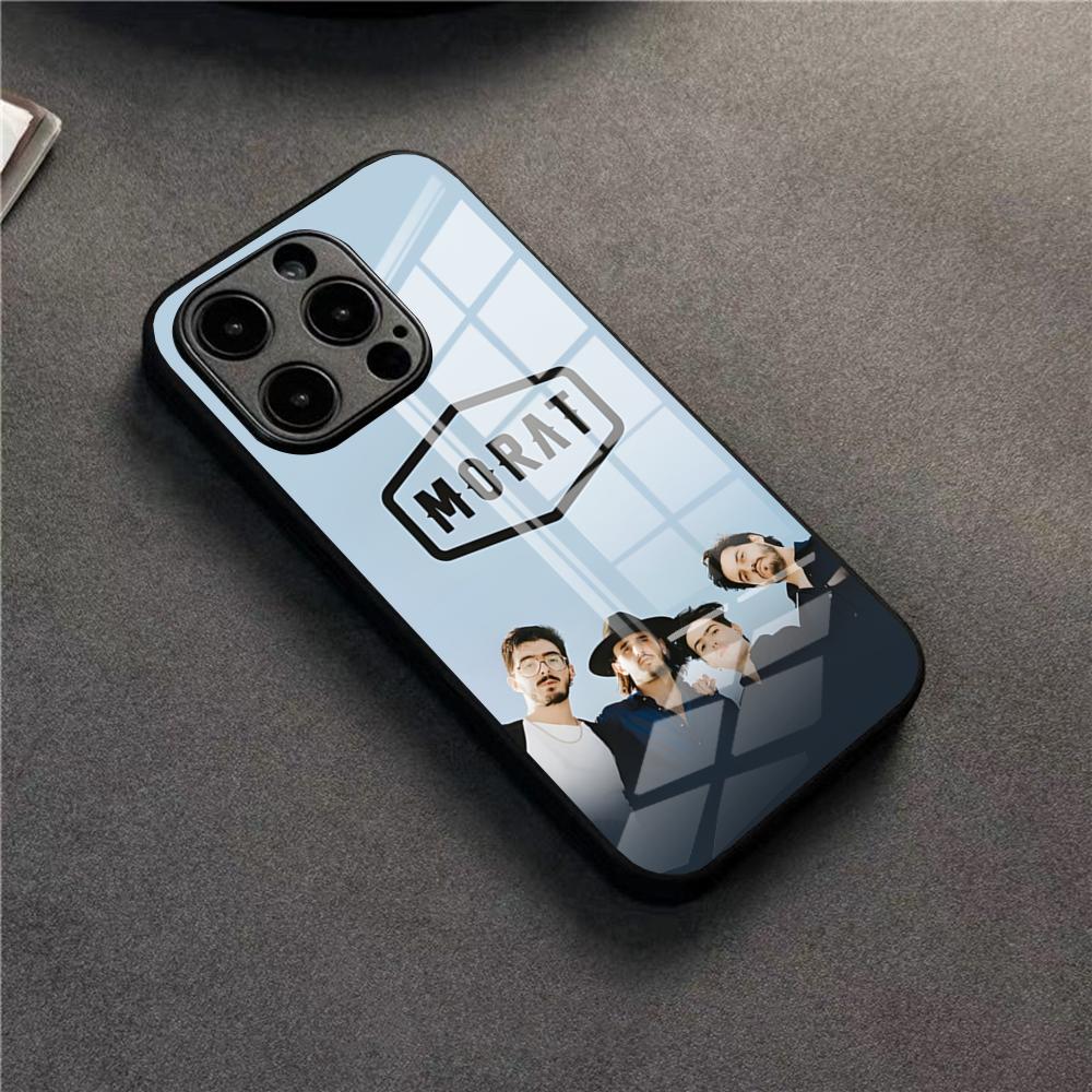 Band Morat Balas Perdidas Phone Case For 17 Pro Max IPhone 16 Pro 14 12 11 13 Mini X XR XS 15 Plus SE Glass Cover