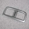 RUIQ Rear Seat Drink Holder Cover Garnish for the New Mazda DM Series CX-30 (Satin Silver)