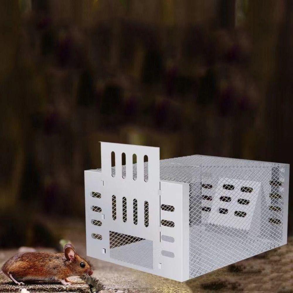Large Area Automatic Mouse Catcher Metal High Efficiency Rat Trap Cage Continuous Loop Reusable Live Animal Trap
