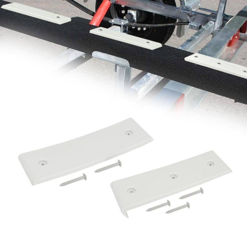 Marine Trailer Bunk Slide Pads With End Caps for Boat Trailers ABS Material Strong & Corrosion Resistant for 3X10 Inch