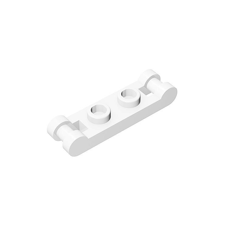 20pcs MOC parti 18649 piastra speciale 1x2 con maniglie sulle estremità mattoni compatibili fai da te blocco di particelle bambi