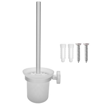 Haushalt Wandmontiertes Toilettenbürstenhalter-Set Reinigungsgeräte Badezimmerzubehör