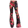 Spring Autumn Fashion Elastic Waist Bell-bottoms Women High Street Casual Harajuku Printing Y2K High Waist All-match Trousers