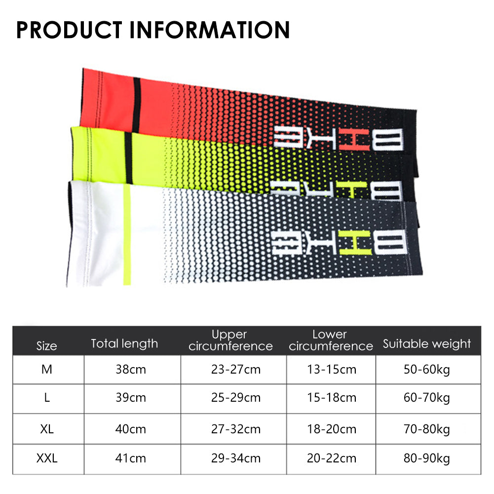 1Pc Breathable Quick Dry UV Protection Running Arm Sleeves Basketball Elbow Pad Fitness Armguards Sports Cycling Arm Warmers