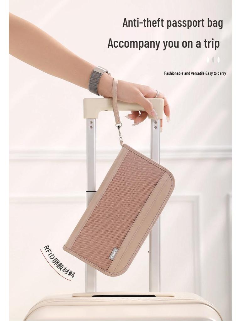 Anti-Theft Passport Holder: Men's Premium Multi-Functional Travel Bag