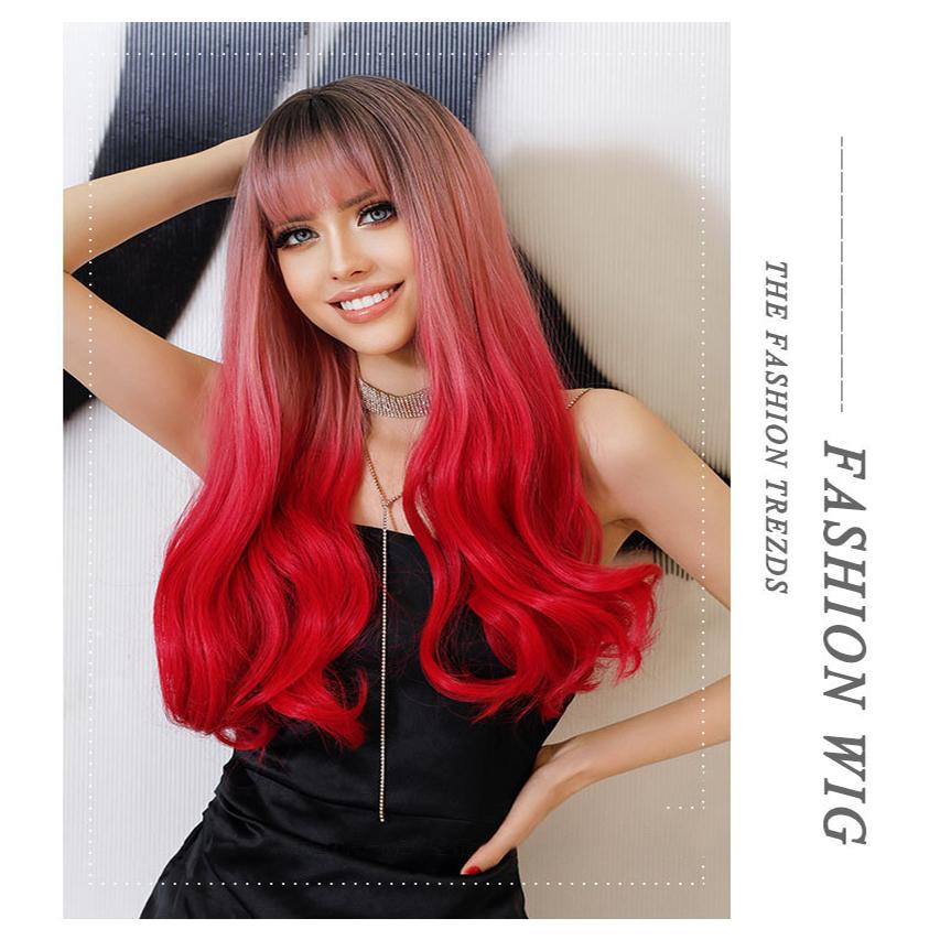 Păr lung de 65 cm pentru femei Păr ondulat Păr ondulat Păr simulat Acoperire pentru păr Frumusețe naturală Articole decorative pentru cap Perucă