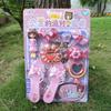 Children'S Play House Toy Girls Princess Party Set Hair Clips Nail High Heel Fashion Exquisite Diy Accessories Toy Birthday Gift