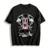 Vampire Credit Card Graphic Novelty Casual T-Shirt Pure Cotton T-shirt