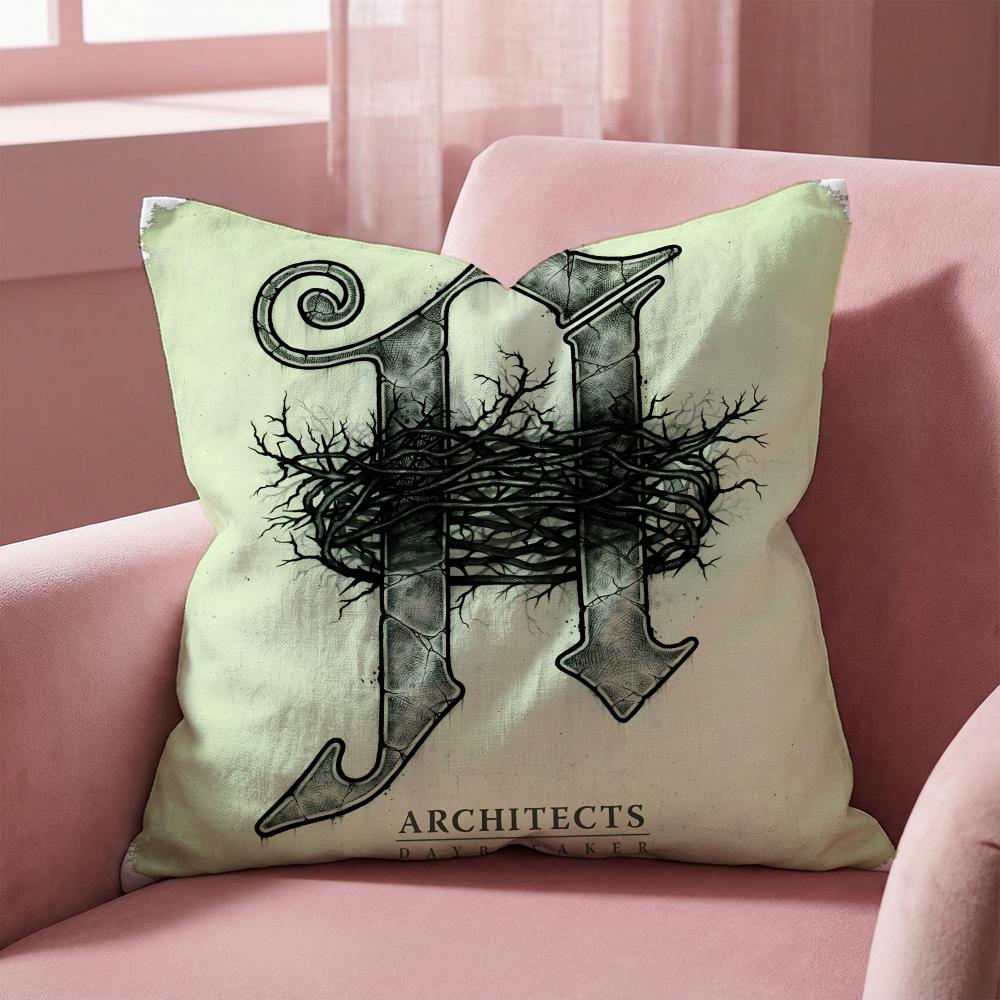Architects Cushion Cover Multi-Scene Pillow Cover for Home & Car - Reversible, Soft & Durable for Daily Use