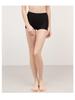 Damen Mid-Waist Nahtlose Sicherheits-Boy-Shorts - Flaches Bein, Weiß/Nude/Schwarz Eisseide, Anti-Exposition UP37