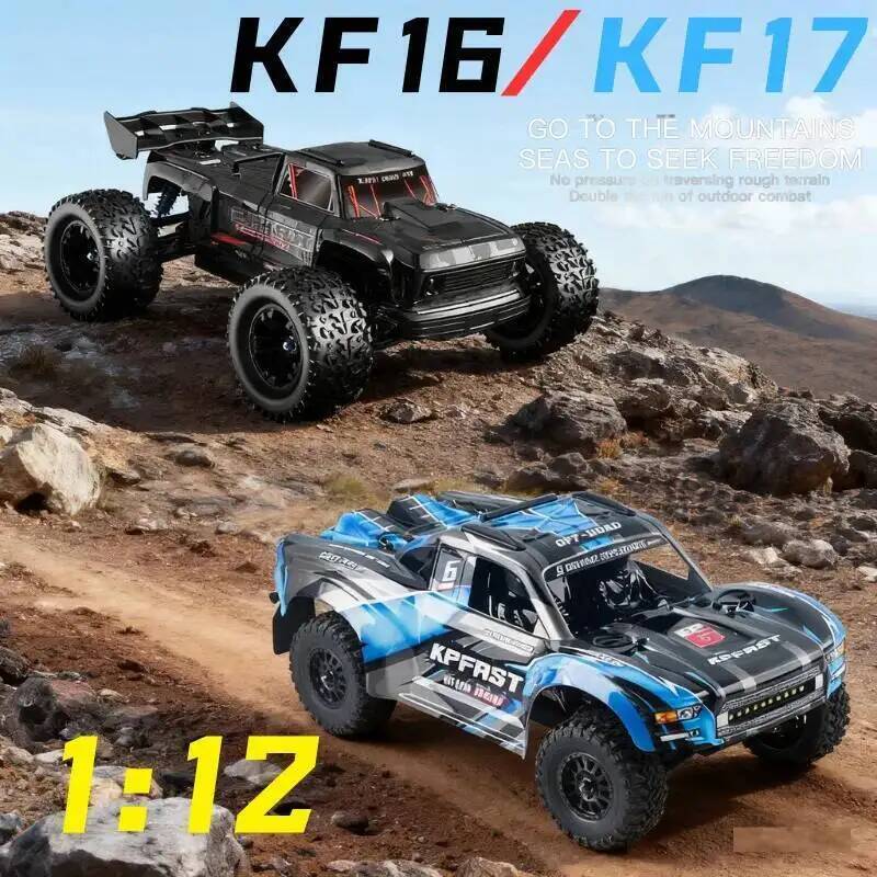 KF16/17 Brushless RC Short Course Truck High-Speed Rally Racer Full Proportional Remote Control Off-Road Model Car for Adults