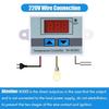 XH-W3001 Temperature Controller 12V 24V 110-220V Digital Temperature Controller  Incubator