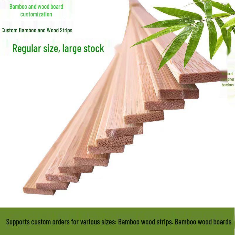 DIY Bamboo Architectural Model Strips - Flat Handmade Slices