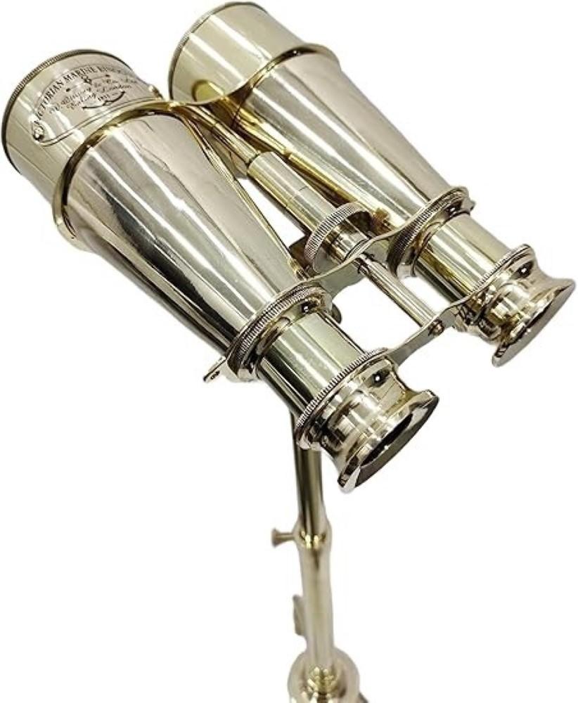 

Латунный телескоп с деревянной подставкой-штативом в морском стиле, винтажный декор для стола M аэро