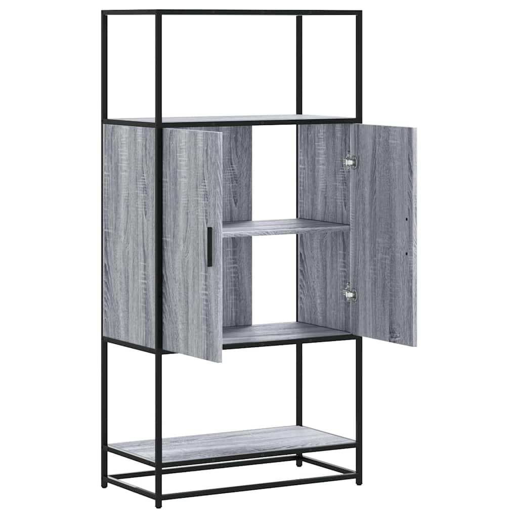 Vidaxl Armadio Alto, Rovere Sonoma Grigio, 68X35X139 Cm