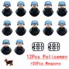 Military Armored Vehicle Explosion-proof Car Model Building Block Toy Weapons Special Forces SWAT Assemble Figures Dolls Toys