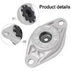 Rear Upper Shock Strut Mount Service Assembly, Ref 31323230 31323227 31323228 Replacement Part with Cast Aluminum Housing and Rubber Insert for