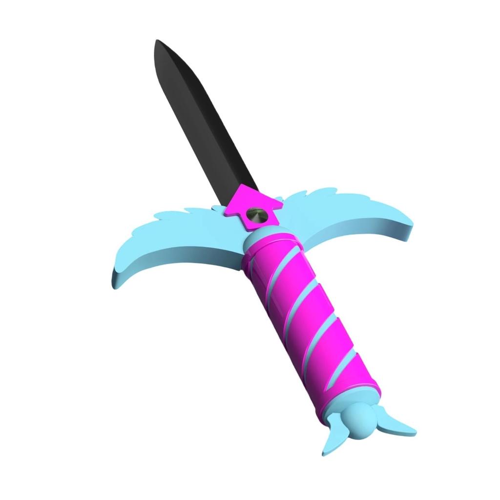 3D Printed Knife Toy, Foam Knife, Suitable For Game Role Playing, Weapons, Halloween And Party, Halloween Costume Accessories Red