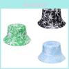 Coconut Tree Print Fisherman Hat Casual Unisex Beach Sun Hat Breathable Polyester Spring Summer Autumn