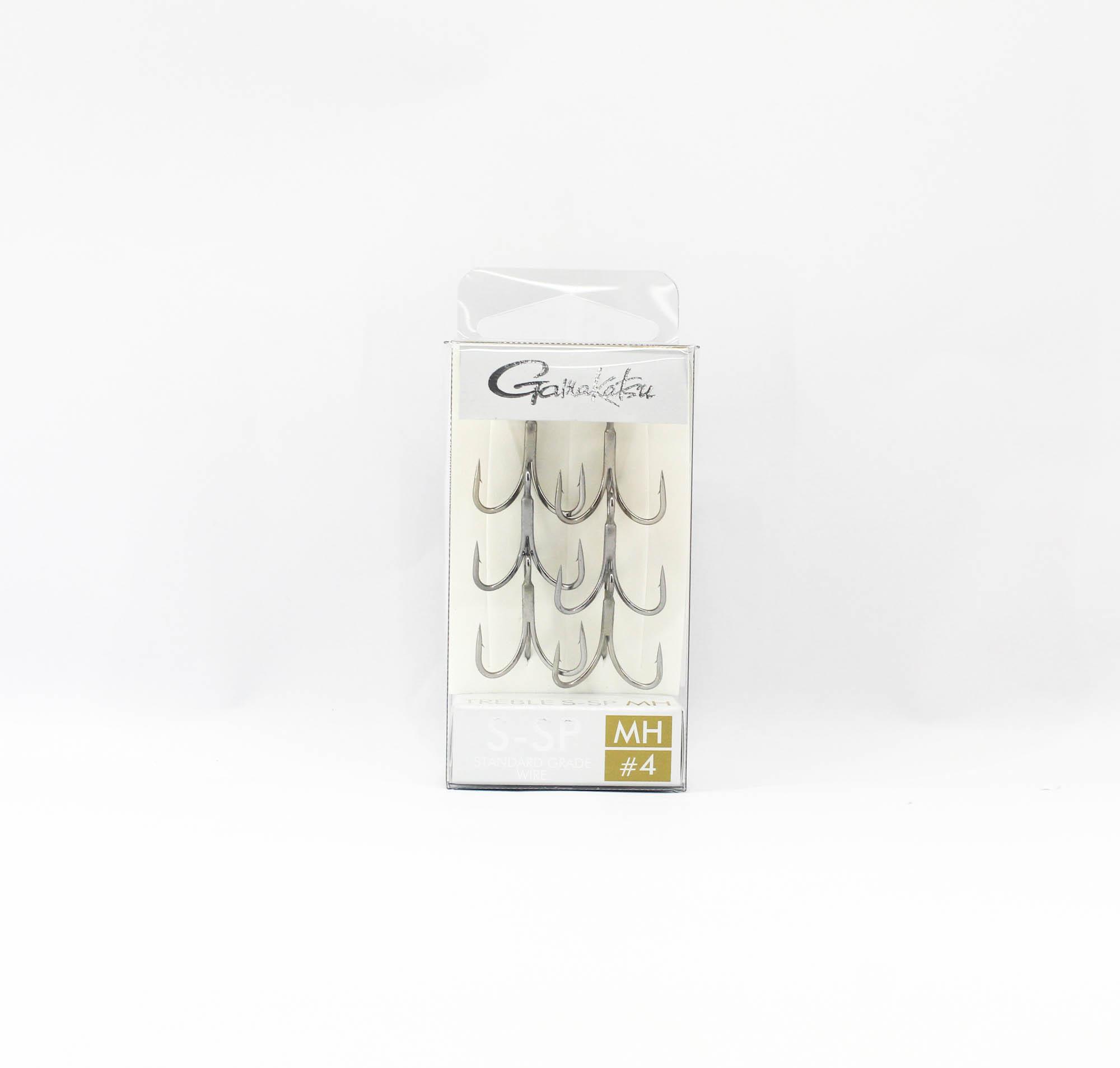 Gamakatsu 68959 Treble Hook S-SP MH Size 4 (3353)