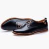 Premium Fashion Casual Pu Leather Men Business Shoes In Brown Black Blue Sizes 6-13