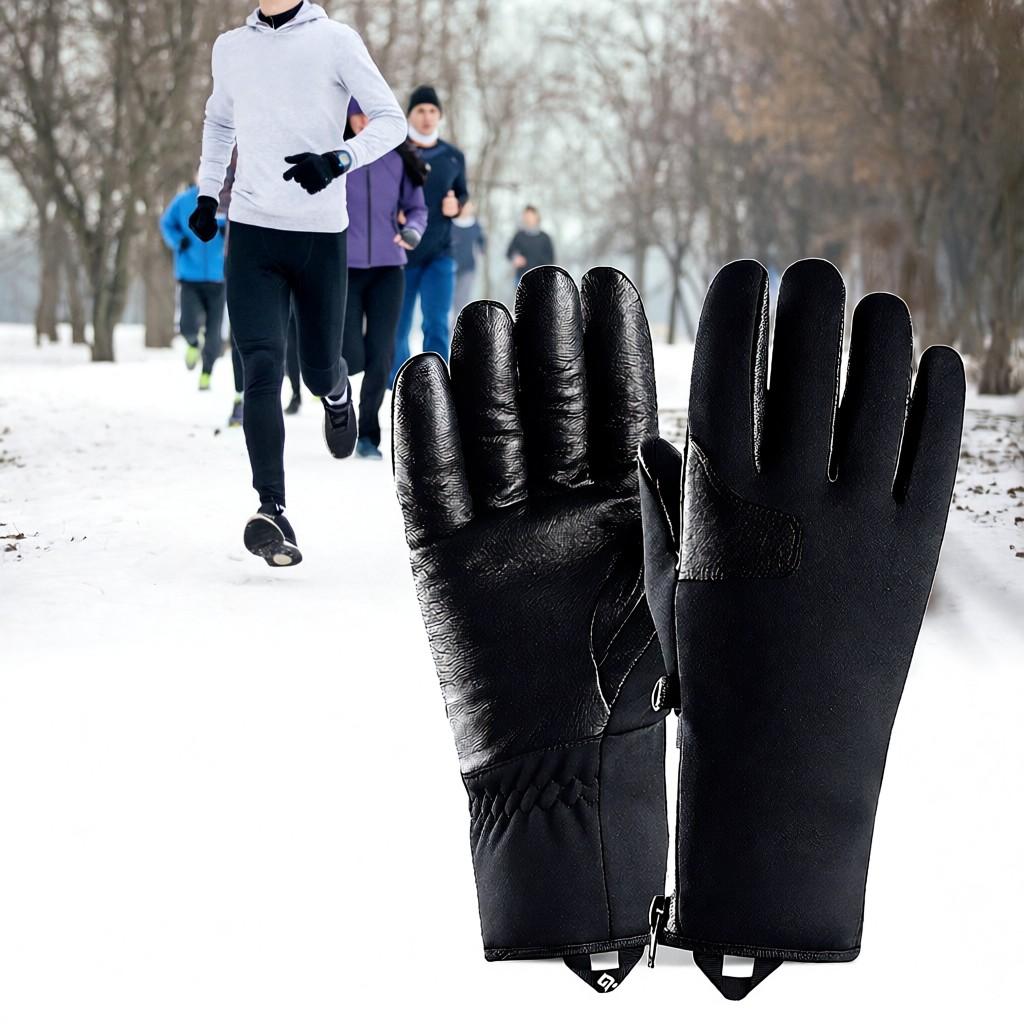Winter Warm Gloves Men Women Rainproof Gloves Windproof Sports Thermal Gloves with Warm Lining