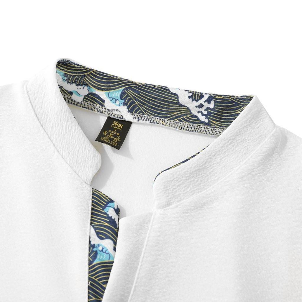 (Shirt + Trousers) Summer Men's Shirts Men's Sets Shirts Two Piece Set M-4XL