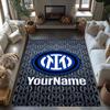 Inter Milan Customized Name Area Rug Perfect for Living Rooms Decorate Room Playrooms Balcony Anti-slip Rug Anime Office Decor Spiritual Gift