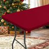 Olanly Rectangle Table Covers Outdoor Picnic Camping Waterproof Tablecloths Polyester Elastic Fitted Table Protector For Dinner