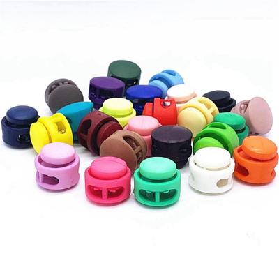 5mm 10Pcs Shoelace Spring Buckle Adjustment Elastic Rope Cord Lock Clip Buckle Clamp Clip Stopper Garments Accessoies