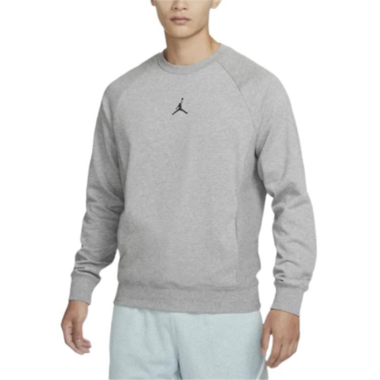 Jordan Sweatshirts Men's Gray Crew Neck Moderate Regular DV1287-091