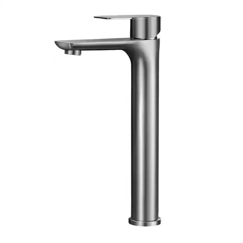 XNYEE Stainless Steel Elevated Basin Faucet with 70cm Hoses