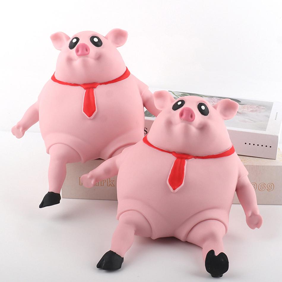 15-25cm Klem Rosa Griser Antistressleke Søte Klem Dyr Nydelig Grisunge Dukke Stresslindringsleker Dekompresjon Barnegaver