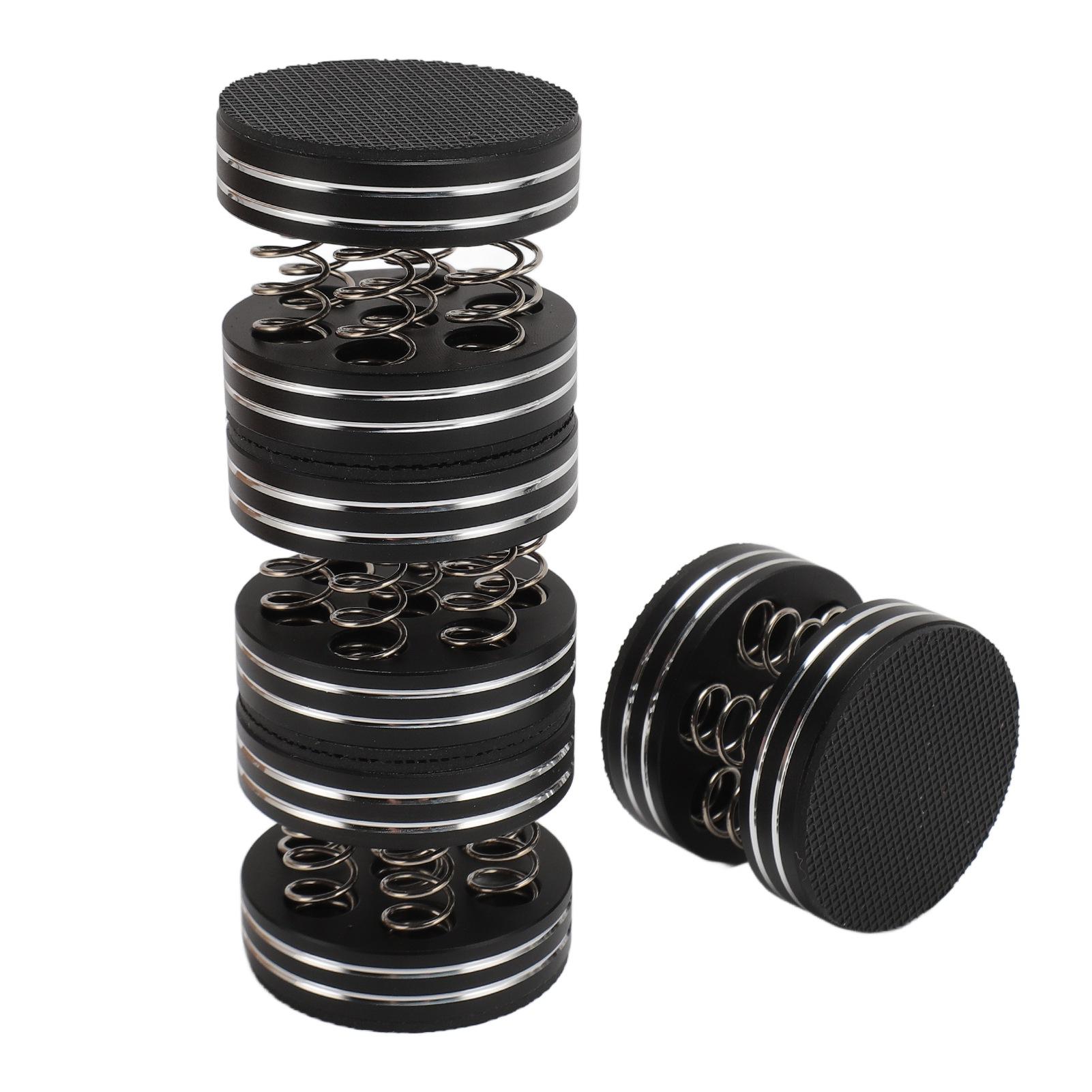 4PCS Speaker Isolation Spring Feet Aluminum Alloy Reduce Vibration for CD DVD Machine Amplifier