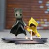 Kreskówkowe Little Nightmares II Sześć Mono Figurki Akcji Model Sceny z Gry Zabawki Podstawa Postaci Ozdoba Kolekcja Prezenty na Halloween
