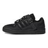 adidas Originals Forum Low Cuero Cómodas Zapatillas de Skate de Caña Baja Modernas Unisex Negro IG7596